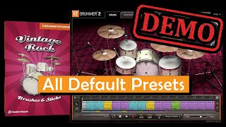Video thumbnail for Toontrack EZDrummer 2 Vintage Rock EZX All Drum Presets Demo by thisisme PH
