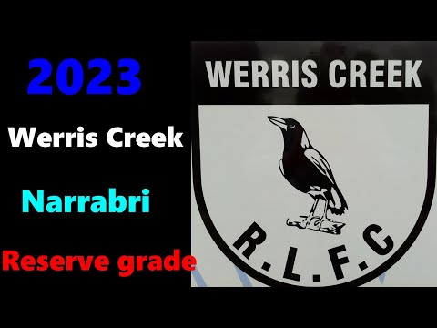 2023 Werris Creek reserve grade v Narrabri. 30/7/2023
