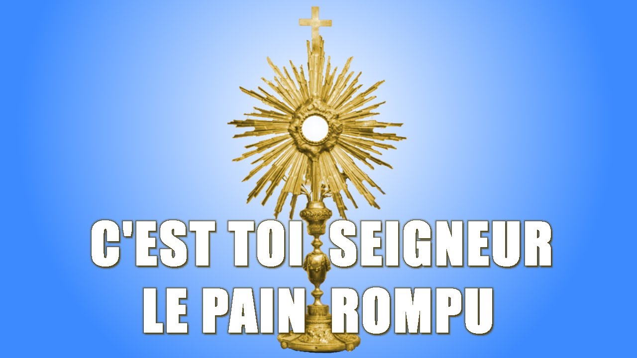 C’est toi Seigneur le pain rompu (CATHOLIC SHEET MUSIC, LYRICS, GUITAR CHORDS) (Flute/Recorder)