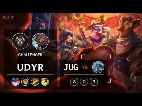Udyr Jungle vs Volibear - NA Challenger Patch 9.5