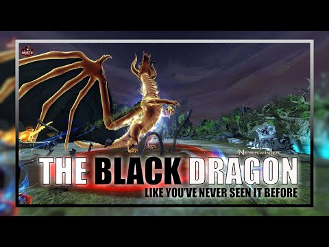 The Ancient Black Dragon - Cinematic Visuals ! Neverwinter