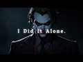 I Did It Alone