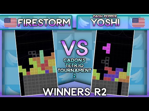 Cadon's Tetr.io Tournament 2 - FireStorm Vs. DashPepperYoshi - Winners Round 2