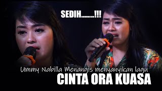 Download lagu Sedih...!!!  Ummy Nabilla Menangis Saat Nyanyi Lagu Cinta Ora Kuasa mp3