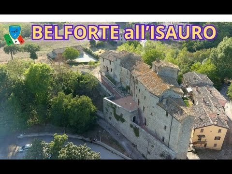 BELFORTE ALL'ISAURO ( PU ) @GabbyFly😊 #belforte #castello #marche #borghiantichi #4kaerial