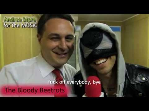 Sir Bob Cornelius Rifo (THE BLOODY BEETROOTS), met by Andrea Diprè, sends everyone to fuck!