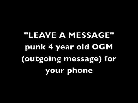 LEAVE A MESSAGE