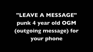 LEAVE A MESSAGE