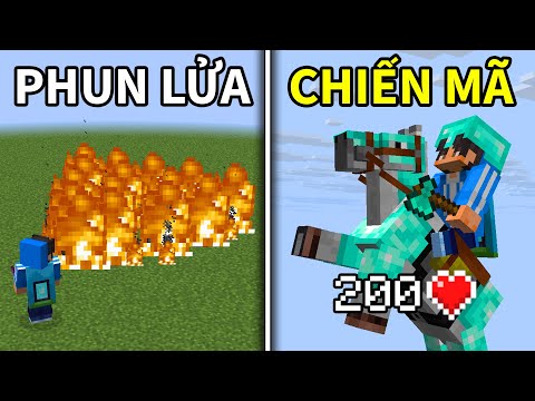 26 Trò ĐIÊN RỒ Bạn Có Thể Thử Trong Minecraft