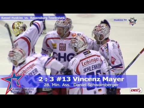 Huskies besiegen Ravensburg Towerstars und festigen Platz 3