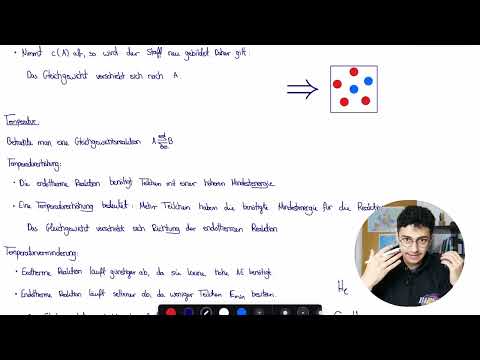 Einfluss auf das chemische Gleichgewicht| Gleichgewichtsreaktionen| Abi