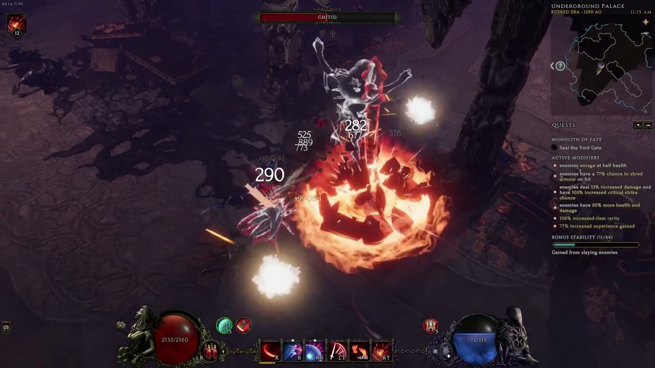 Multistrike-forged production