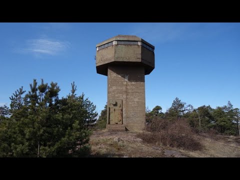 Rörligt Kustartilleri 3 stycken Pjäsplatser med Mätstation och Ledningscentral