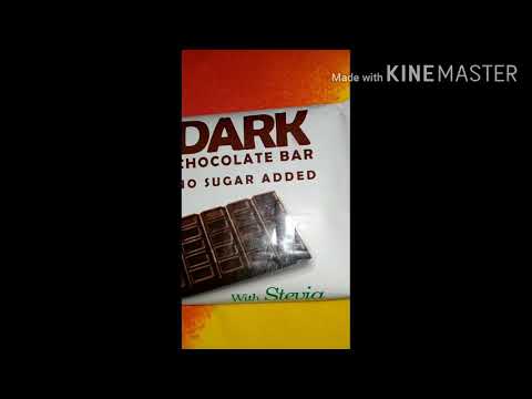 DARK CHOCOLATE DUTCHE BAR WITH STEVIA #SHORTS