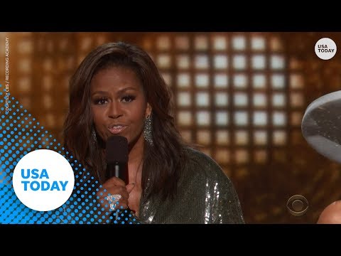 Michelle Obama makes surprise appearance at Grammys 2019