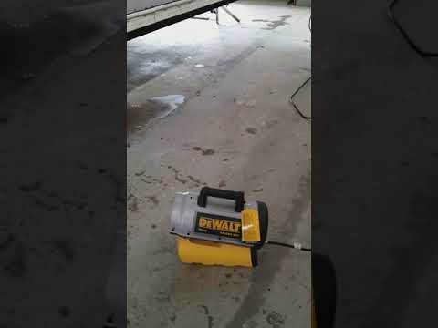 Dewalt 20volt propane heater