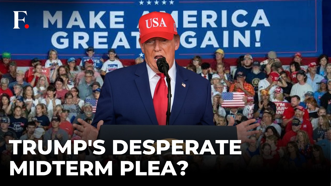 “Pretend I’m on the Ballot” Trump Urges Voters to Make Republicans Win | US Midterm 2026