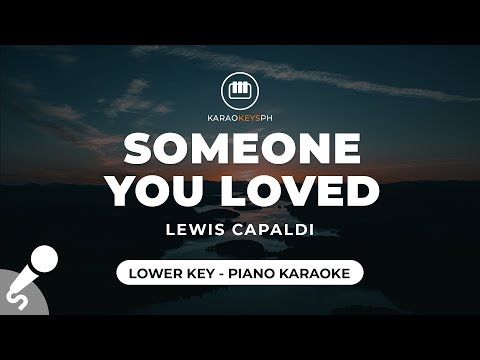 Someone You Loved - Lewis Capaldi (Lower Key - Piano Karaoke)