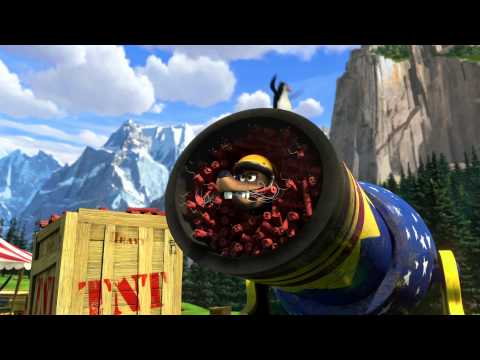 Madagascar 3: Europe's Most Wanted (Clip 'Human Cannonball')