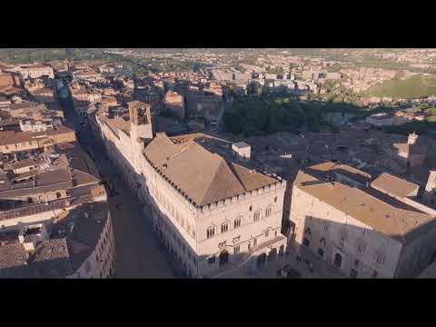 Perugia. Centro storico ripreso da Drone