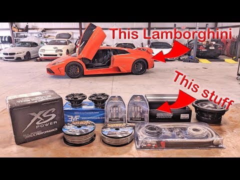 I put an audio system in Tavarish's Fast & Furious Lamborghini