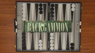 Backgammon (Casual Play) - Classic Board Game Video For Beginners