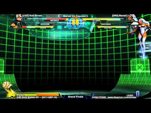 Salty Battles #5 - MvC3 GF - [UVG] Noel Brown VS [DRS] MastaCJ