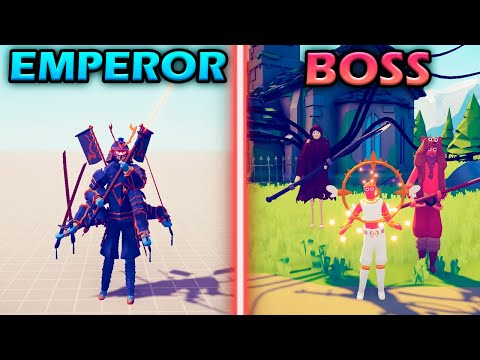 EMPEROR vs BOSS UNITS TEAM - Totally Accurate Battle Simulator | TABS