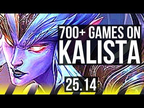 KALISTA & Lulu vs XAYAH & Thresh (ADC) | 700+ games, Dominating | EUW Master | 25.14