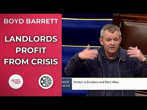 Richard Boyd Barrett: Govt Serving Landlords, Fueling Homelessness