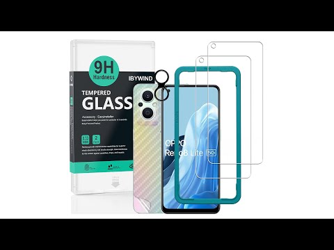 Oppo Reno 8 Lite 5G Tempered glass ibywind Protector With Easy Install Kit And Camera Lens Protector