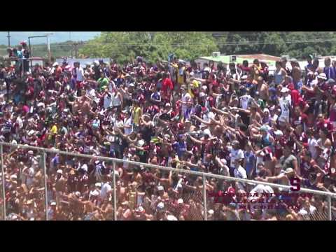 "Puntarenas-Saprissa/ Sale el equipo-Monstruo mi viejo amigo...Ultra Morada" Barra: Ultra Morada • Club: Saprissa