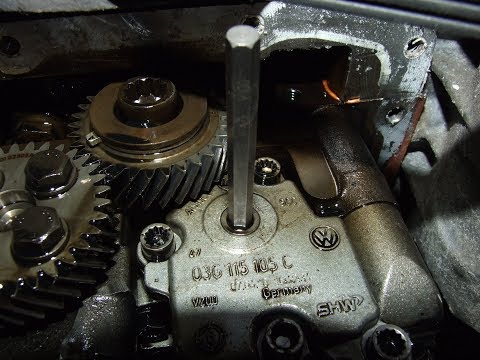 Фото к видео: VW Sharan 2.0tdi PD140bhp (Galaxy/Alhambra) Oil PUMP hex shaft replace guide
