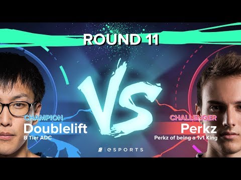 Versus Round 11: Perkz Solo-Tower Dive (Challenger) vs. Doublelift's Mechanics (Champion)