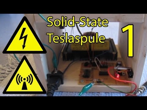 Solid-State Teslaspule Musikmoduliert an 230V (Elektronik)