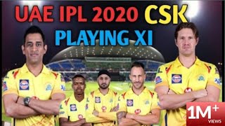 IPl 2020 Csk Team New Playing 11|Chennai Super kings Playing 11|IPl 2020 Chennai Squad|IPl 2020