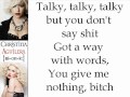 Christina Aguilera - Bobblehead (Lyrics On Screen ...