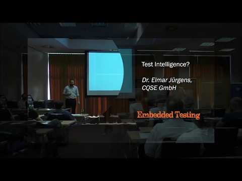 Keynote von Dr. Elmar Jürgens - Test Intelligence?