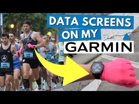 THE BEST GARMIN WATCH DATA SCREENS SETUP for every type of run - RACING, INTERVALS, EASY & TRAILS