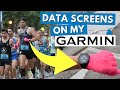 THE BEST GARMIN WATCH DATA SCREENS SETUP for every type of run - RACING, INTERVALS, EASY & TRAILS