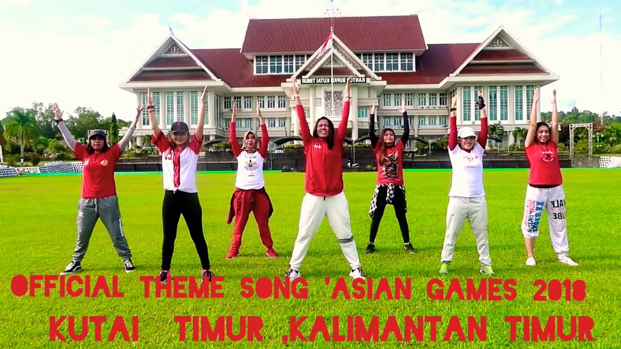 Meraih Bintang By Via Vallen / Zumba Fitness,Official Song Asian Games 2018 , Sangatta, Kutai Timur