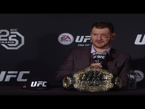 UFC 220 post fight press con with  Stipe Miocic,Francis N'Gannou, Daniel Cormier & Volkan Oezdemir