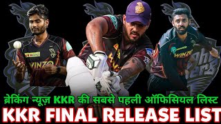 IPL 2023: KKR All New Release Players List | Ami KKR Hai Taiyaar