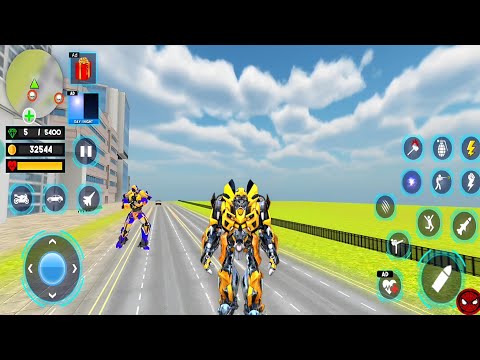 Bumblebee Jet Car Bike Robot Transformers Game #9 - Android Gameplay