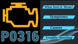 OBD Code p0316 Guide to Repair