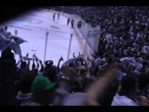 Canucks vs. Hawks - Game 7 - Burrows OT Goal Live