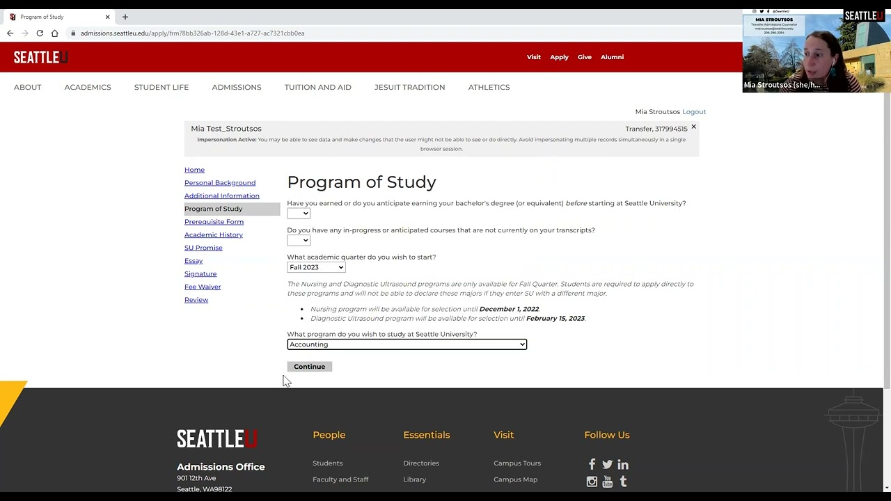 Prerequisite Form Tutorial