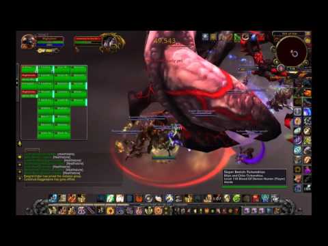 WoW Legion PvE Gameplay Patch 7.2.5 Ret Paladin Killing Xavius