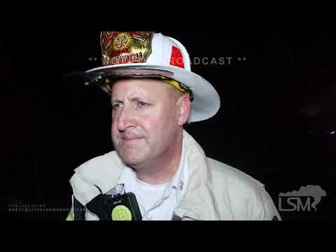 01-05-2021 Sandwich, MA - Dramatic Crash- Gas Line Erupts In Flames - Slick Roads- Cape Cod