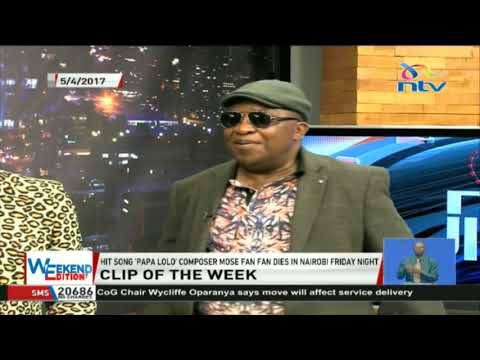 Papa Lolo singer Mose Fan Fan collapses, dies in Nairobi